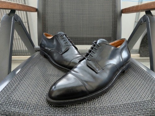 Alden 2161 Black Shell Cordovan Straight Tip Blucher