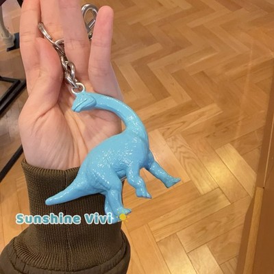 NWT Coach CEB62 Keychain Brachiosaurus dinosaur Bag Charm Silver