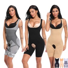 Plus Size Women's Bodysuit Slimming Shapewear Tummy Control Full Body Shaper US