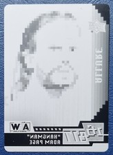 2022 AEW Hangman Adam Page 16 BIT Black PRINTING PLATE Upper Deck Allure #74045
