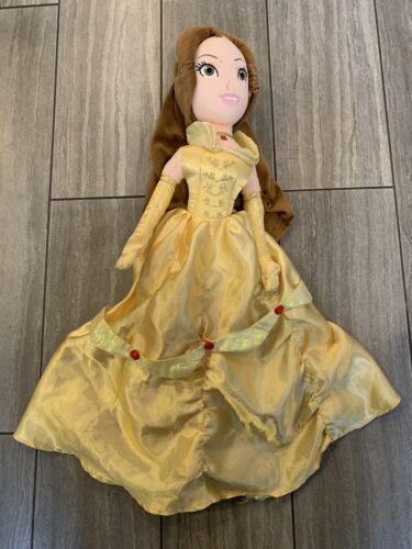 Disney Belle Plush Doll, 20".  Princess Stuffed Animal Plush Beauty And Beast - Afbeelding 1 van 3
