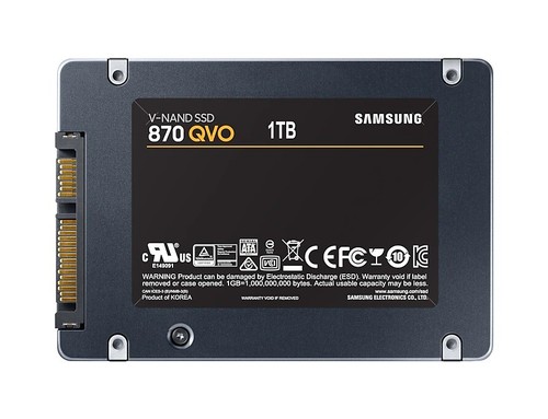 Original Samsung 870 QVO SATA SSD 1TB 560MB/s Read 530MB/s Write MZ-77Q1T0BW - Afbeelding 3 van 9