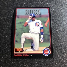 Sammy Sosa 1993 Donruss Triple Play Baseball #151 MLB Chicago Cubs OF