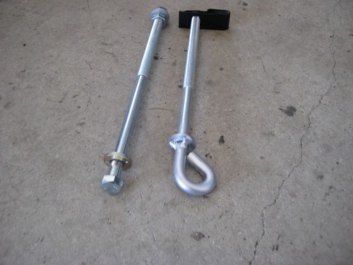 1965 to 1979 ford truck spare tire carrier / wheel carrier bolts and hardware - Picture 5 of 9