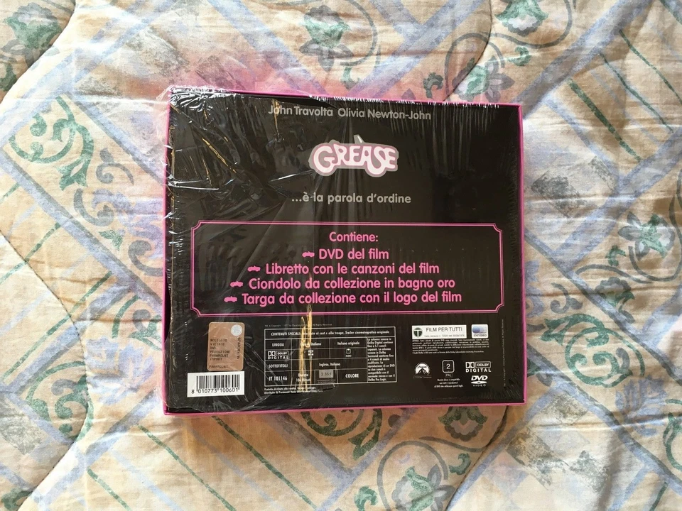 GREASE COFANETTO LIMITED EDITION DVD NUOVO MA NON SIGILLATO - Immagine 2 di 4