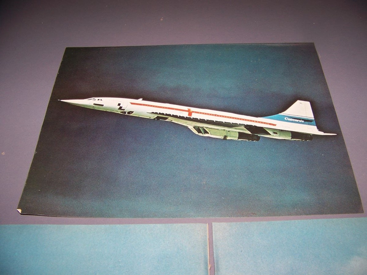 マルコ　ヴィンテージConcorde エアライン60s VINTAGE..CONCORDE ..COLOR PHOTO PAGES..RARE! (697Q) | eBay