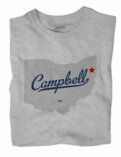 Campbell Ohio OH T-Shirt MAP