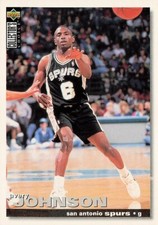 Avery Johnson Collectors Choice Upper Deck 1995 Basketball Card #6