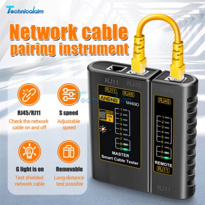 RJ45 RJ11 RJ12 CAT5 UTP LAN Cable Lan Tester Network Cable Check Repair Tool