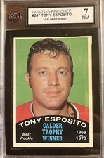 1970-71 O-PEE-CHEE #247 TONY ESPOSITO Calder KSA 7 NM 70/71 OPC Hockey HHOF