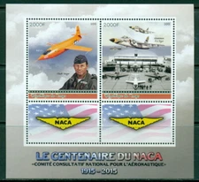 NACA centenary Chuck Yeager aviation space s/s Lollini 10546 COF 1/2 C #CON15 94