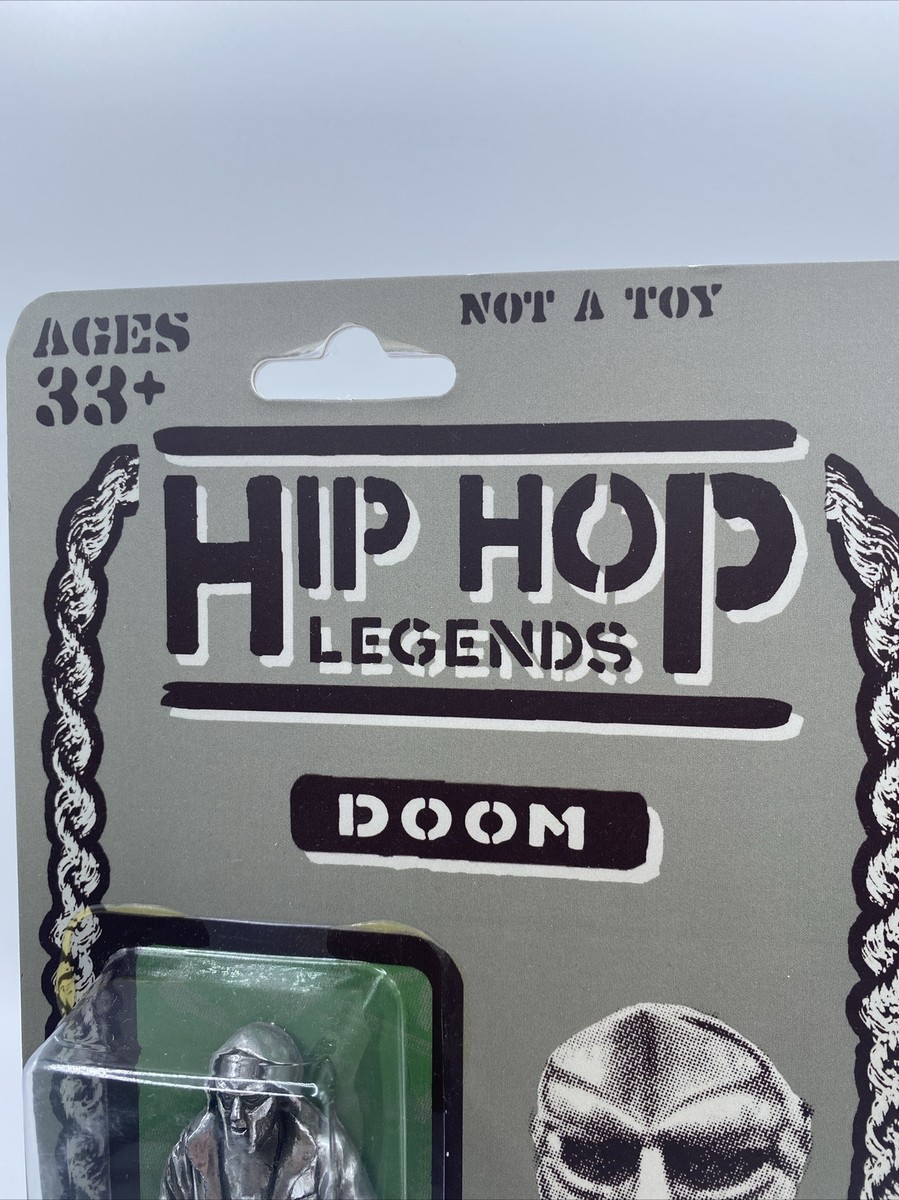 RARE MF DOOM Figure Limited edition Silver 3.75