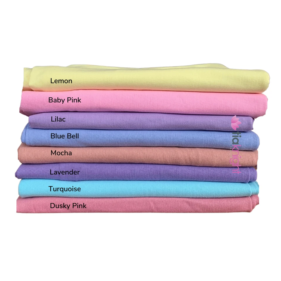 Cotton Lycra Jersey 4 Way Stretch T-Shirt Dressmaking Fabric Q35 By Tia Knight - Image 4 of 4