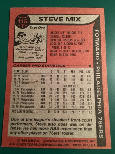 1979-80 Topps Basketball Singles U Pick All Pictured Combine Ship Discount - Picture 222 of 258