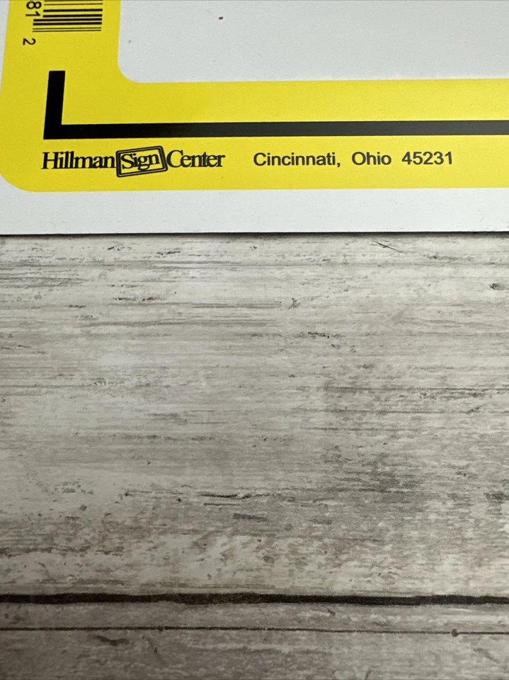 SIN Letrero de Metal de Caza Advertencia Cremallera Agujeros de Esquina Hecho en EE. UU. 10" X 14" LOTE DE 2 Foto 3 de 3