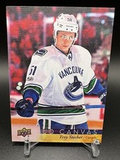 2017-18 Upper Deck Hockey UD Canvas Insert Troy Stecher #C81 Canucks