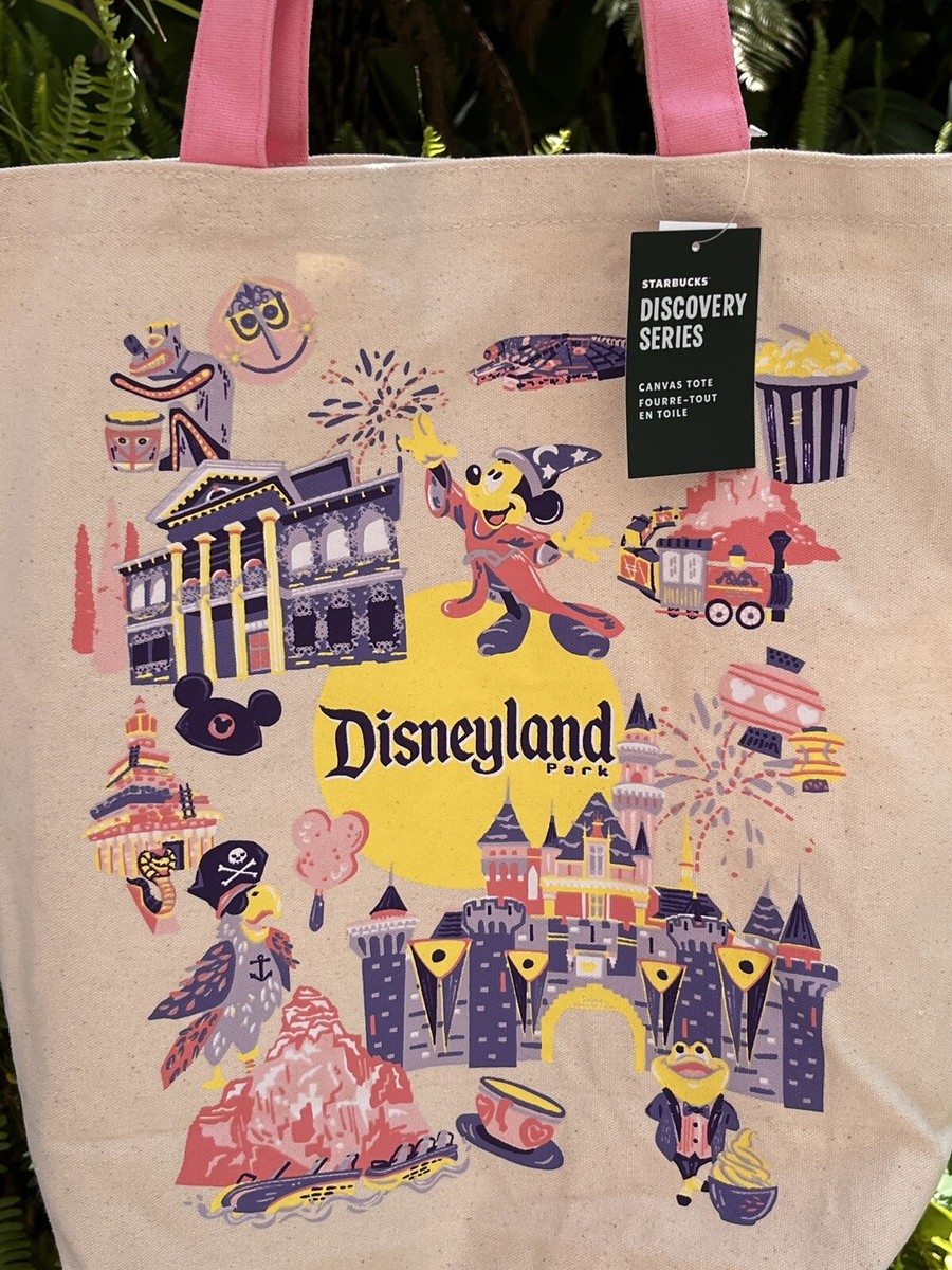 Starbucks Disneyland 2024 Discovery Series Canvas Tote Bag