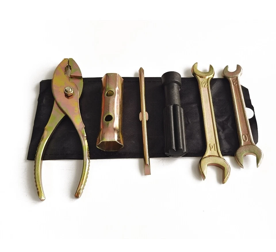 Комплект инструментов для удаления гаечных ключей гаечных ключей плоскогубцев отверток свечей зажигания мотоциклов - Изображение 2 из 4