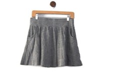 Threads 4 Thought S Pull on Skirt Gray Sustainable Apparel Made in USA