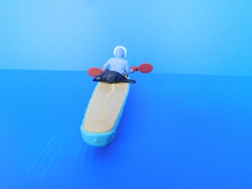 TIMPO TOYS : LE MONDE CIVIL / LA BANQUISE / LES ESQUIMAUX : RARE KAYAK - Photo 3/12