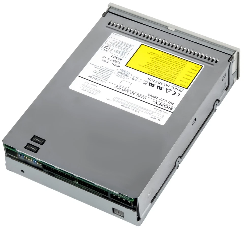 Mo Disk Drive Sony SMO-F551 5.2GB SCSI 5.25'' - Image 2 of 2