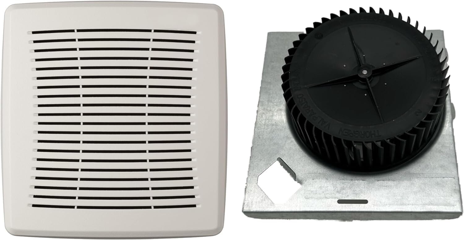 Nutone 70CFM 4.0 Sones Motor/Grille Upgrade-Fits Model 670, 671, 688, 689-#E070F