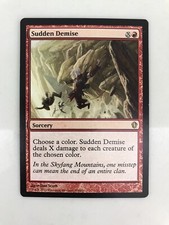 Sudden Demise MTG Magic the Gathering Card NM Near Mint Commander 2013