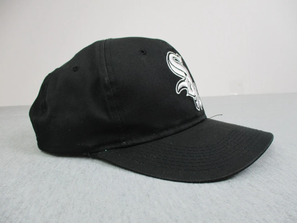 De colección Chicago White Sox Sombrero Snapback Negro MLB Béisbol Liso Logo G Gorra Para Hombres Foto 4 de 4