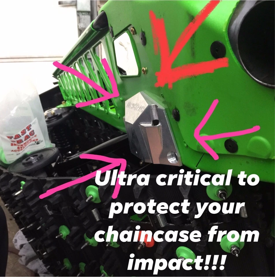 Protetor de picles Arctic Cat & Yamaha Snowmobile corrente de tarugo - Imagem 4 de 4