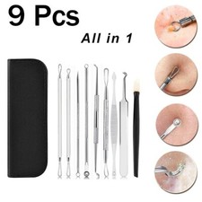 Acne Pimple Blackhead Blemish Skin Remover Extract Stainless Steel Face Care Kit