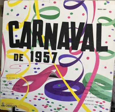 Brazil: Carnaval De 1957 Vinyl LP Samba Marcha Odeon