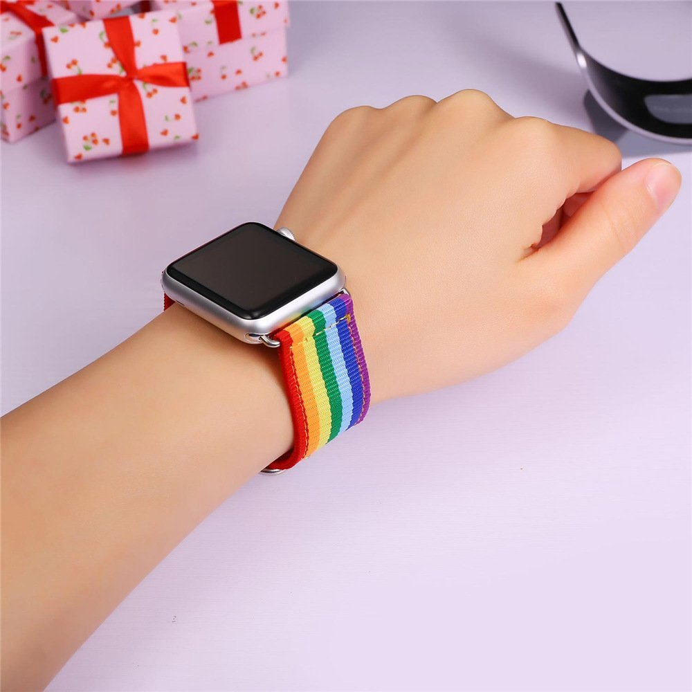 rainbow apple watch band 38mm