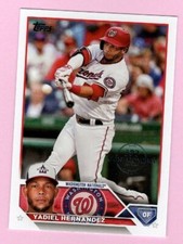 2023 Topps 582 Montgomery Club #257 Yadiel Hernandez Washington Nationals