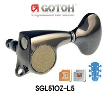 Gotoh SGL510Z-L5 CosmoBlack 3x3 Guitar machine heads