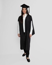 Graduation Gown and Mortarboard Cap Set for Men And Women