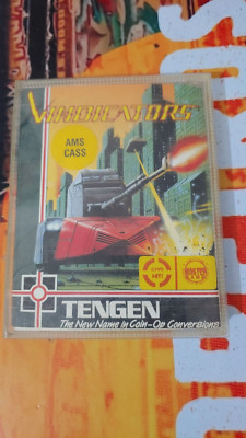 Vindicators (Tengen 1986) Amstrad CPC (Tape, Manual, Box) works 8-bit
