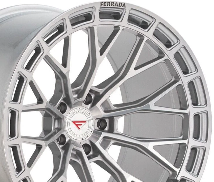 20 英寸 FERRADA FR12 机器银色轮适用于奥迪 A6 S6 RS6 — 第 3/4 张图片