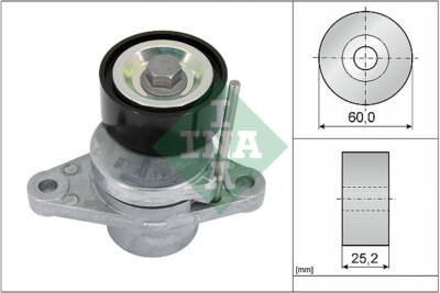 INA 534 0474 10 Belt Tensioner, V-ribbed belt for Dacia, Lada, Nissan, Renault