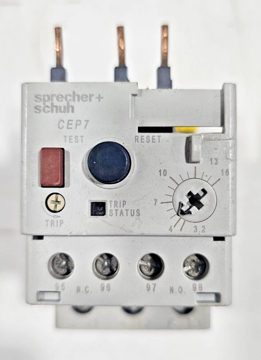SPRECHER+SCHUH CEP7-EEDB Used Working Motor Protection Overload Relay