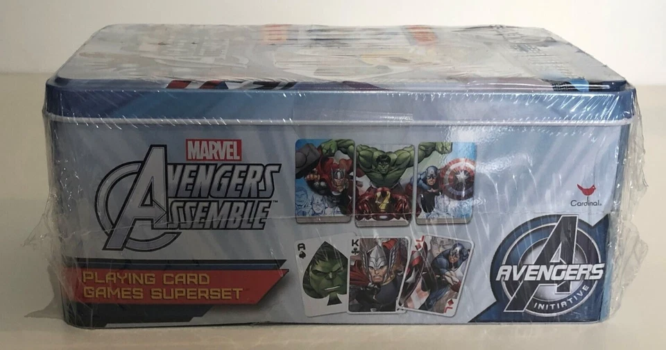 Avengers Assemble Playing Card Superset Games Marvel NEW Go Fish 3 Jumbo Decks - Image 3 of 4