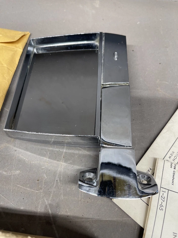Espejo retrovisor Ranchero LTD Marauder 1965-1966 Ford Fairlane Galaxie nuevo de lote original Foto 4 de 4