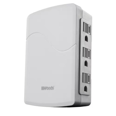 6-Outlet Side Entry Wall Tap with Phone Cradle