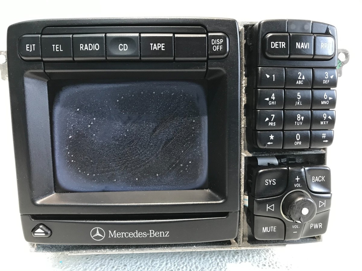 w220カーナビ 00-02 Mercedes W220 S500 CL600 Command Comand Head Unit CD Radio