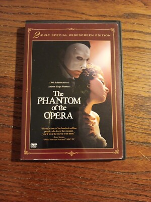 THE PHANTOM OF THE OPERA 2-DISC WIDESCREEN EDITION DVD'S 2004