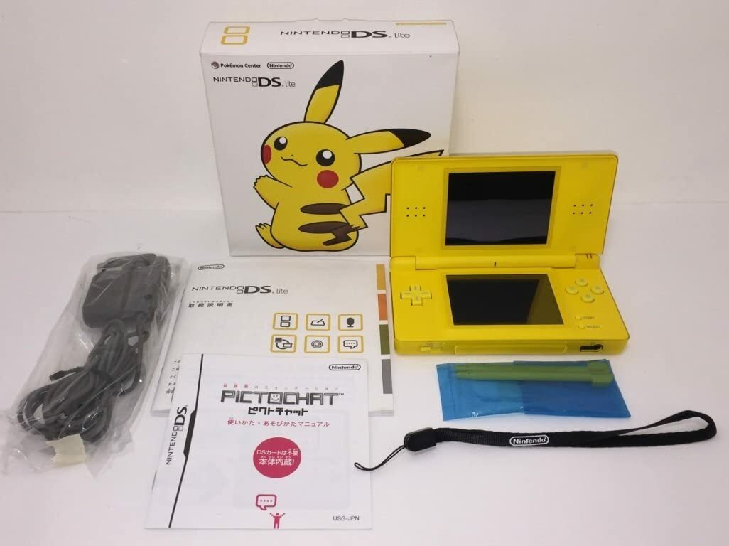 kompensere engagement Humanistisk Nintendo DS Lite Pikachu Edition Yellow Handheld System Pokemon Shop  Limited NEW | eBay