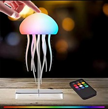 LED Jellyfish Lamp 9 Tentacles Color Changing Night Light w/ Remote USB LAMP.