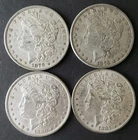 1878, 1879, 1880, and 1881 $1 Morgan Silver Dollars
