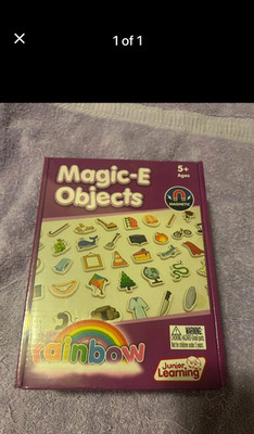 Junior Learning Magic-E Objects Magnetic Educational Toy Alphabet Ages 5+