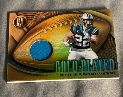 2022 Panini Gold Standard CHRISTIAN MCCAFFREY Gold Plated Patch /299 SF 49ers