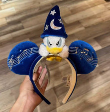 Auténtica diadema 2026 HK Disney Mickey's PhilharMagic Ear Magician Donald nueva